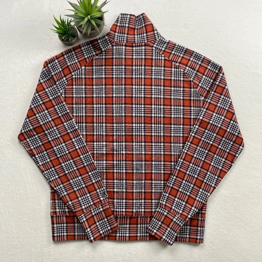 Champion x Todd Snyder Wool Blend Plaid Houndstooth Full Zip Track Jacket - Picture 2 of 16